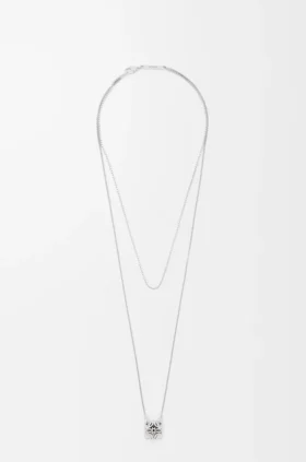 Anagram Bombé-halsband i sterlingsilver