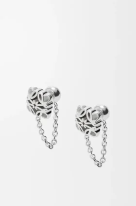 Anagram Bombé kedjeörhängen i sterlingsilver