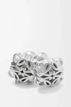 Anagram Bombé kedjeörhängen i sterlingsilver