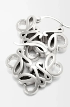 Anagram Bombé ringörhängen i sterlingsilver