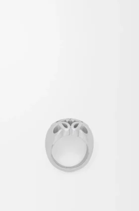 Anagram Bombé signetring i sterlingsilver