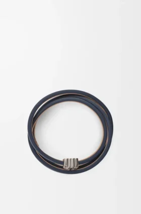 Anagram Bombé Twist-armband i kalvskinn