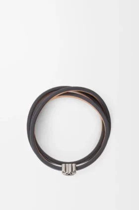 Anagram Bombé Twist-armband i kalvskinn