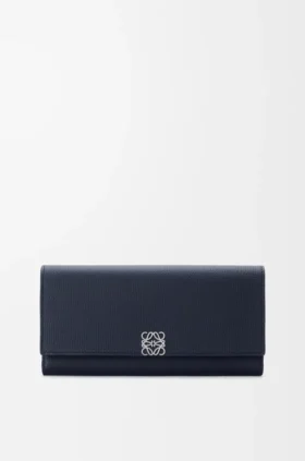 Anagram Continental-plånbok i kalvskinn med Pebble-mönster