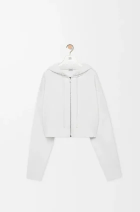 Anagram-hoodie med dragkedja i ull