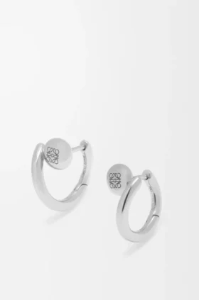 Anagram Pebble mini-ringörhängen i sterlingsilver