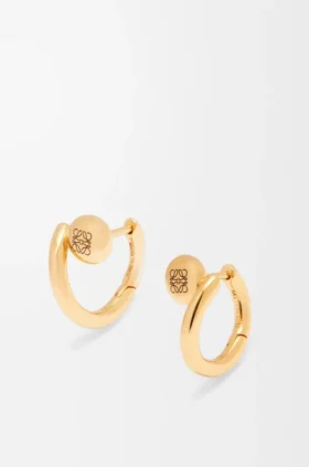 Anagram Pebble mini-ringörhängen i sterlingsilver
