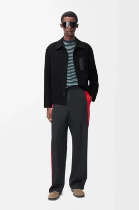 Arbetsjacka i ull och kashmir