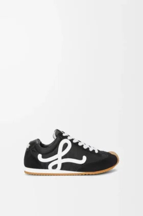Ballet Runner 2.0 i nylon och kalvskinn