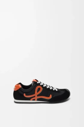 Ballet Runner 2.0 i nylon och kalvskinn