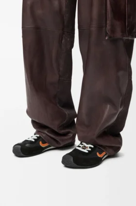 Ballet Runner 2.0 i nylon och kalvskinn