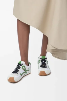Ballet Runner 2.0 i nylon och kalvskinn