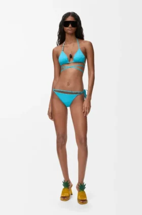 Bikinitopp i teknisk jersey
