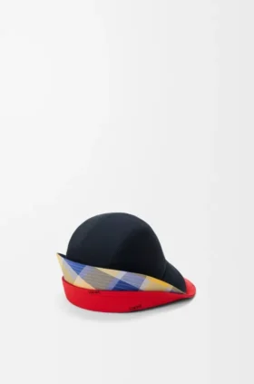 Buckethat med flera brätten i bomullscanvas