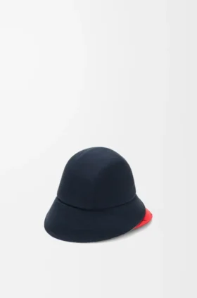 Buckethat med flera brätten i bomullscanvas