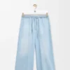 Byxor med dragsko i denim Byxor med dragsko i denim