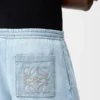 Byxor med dragsko i denim Byxor med dragsko i denim