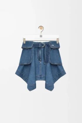 Cargokjol i denim