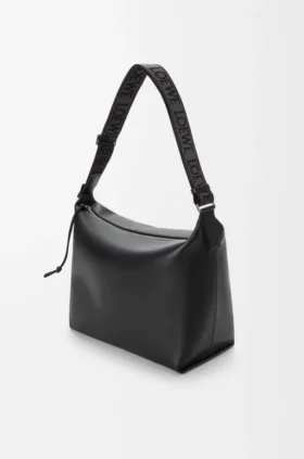 Cubi Crossbody-väska i smidigt, slätt kalvskinn och jacquard