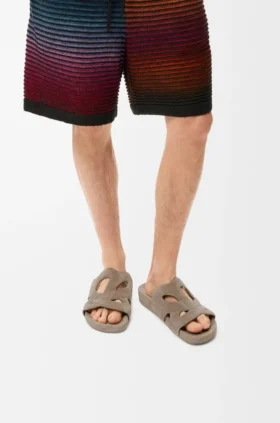 Ease Monogram-sandaler i mocka