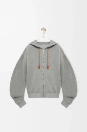 Flamenco-hoodie i bomull och kashmir