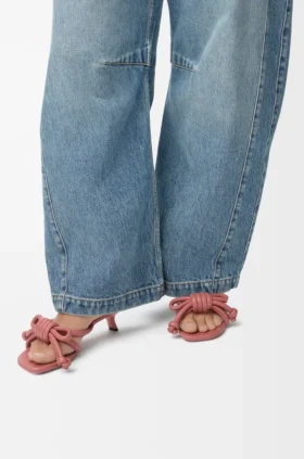 Flamenco Knot-sandal i lammskinn