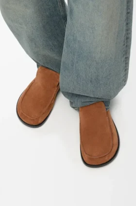 Flex loafer i mocka