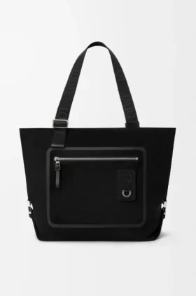 Flex Zipped Tote i canvas och mocka