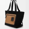 Flex Zipped Tote i canvas och mocka Flex Zipped Tote i canvas och mocka