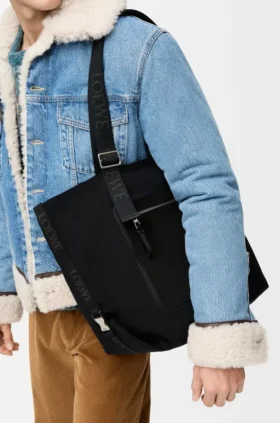 Flex Zipped Tote i canvas och mocka