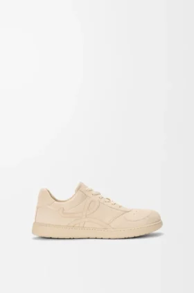 Jambo-sneakers i kalvskinn i mocka