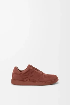 Jambo-sneakers i kalvskinn i mocka