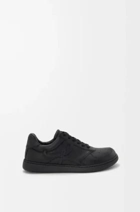 Jambo-Sneakers i mjukt kornat kalvskinn