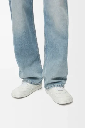 Jambo-Sneakers i mjukt kornat kalvskinn