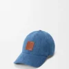 Keps med patch i denim Keps med patch i denim