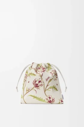 Liten Artichoke-pouch med dragsko i canvas