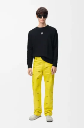 Långärmad T-shirt i bomull med oversized-passform