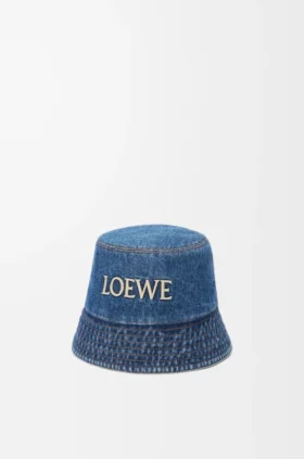 Loewe bucket-hatt i denim