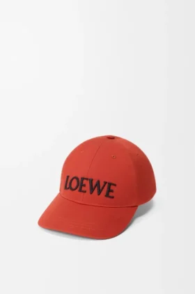Loewe-keps i bomullscanvas