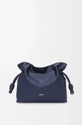 Medium Flamenco-clutch i nappa-kalvskinn