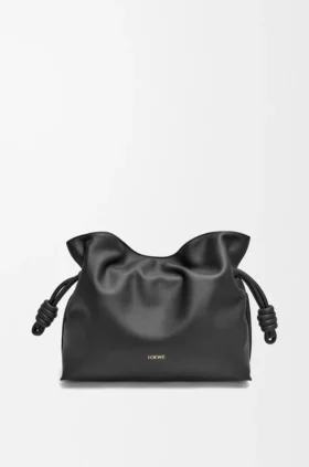 Medium Flamenco-clutch i nappa-kalvskinn