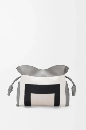 Medium Flamenco-clutch i nappa-kalvskinn