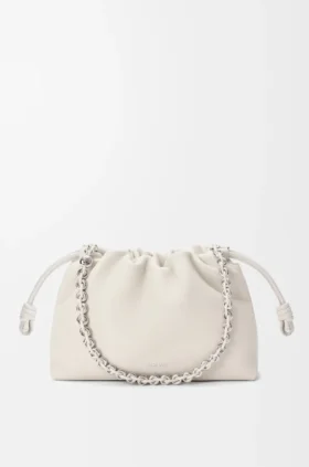 Medium Flamenco Purse i finkornigt kalvskinn