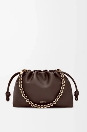 Medium Flamenco Purse i mjukt nappa-lammskinn