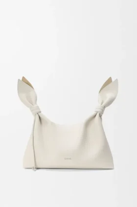 Medium Scarf Bag i slätt kalvskinn