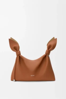 Medium Scarf Bag i slätt kalvskinn