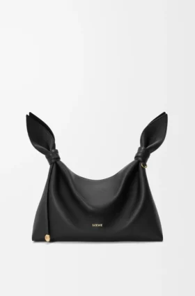 Medium Scarf Bag i slätt kalvskinn