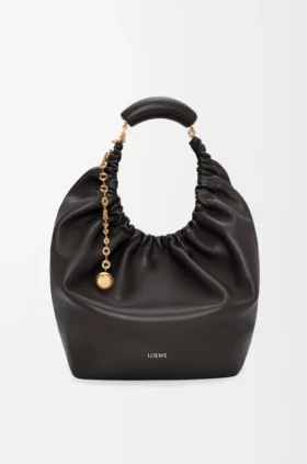 Medium Squeeze Bag i mjukt nappa-lammskinn