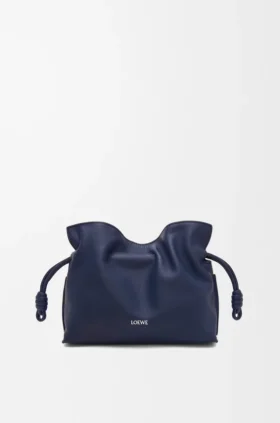Mini Flamenco-clutch i nappa-kalvskinn