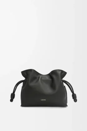 Mini Flamenco-clutch i nappa-kalvskinn